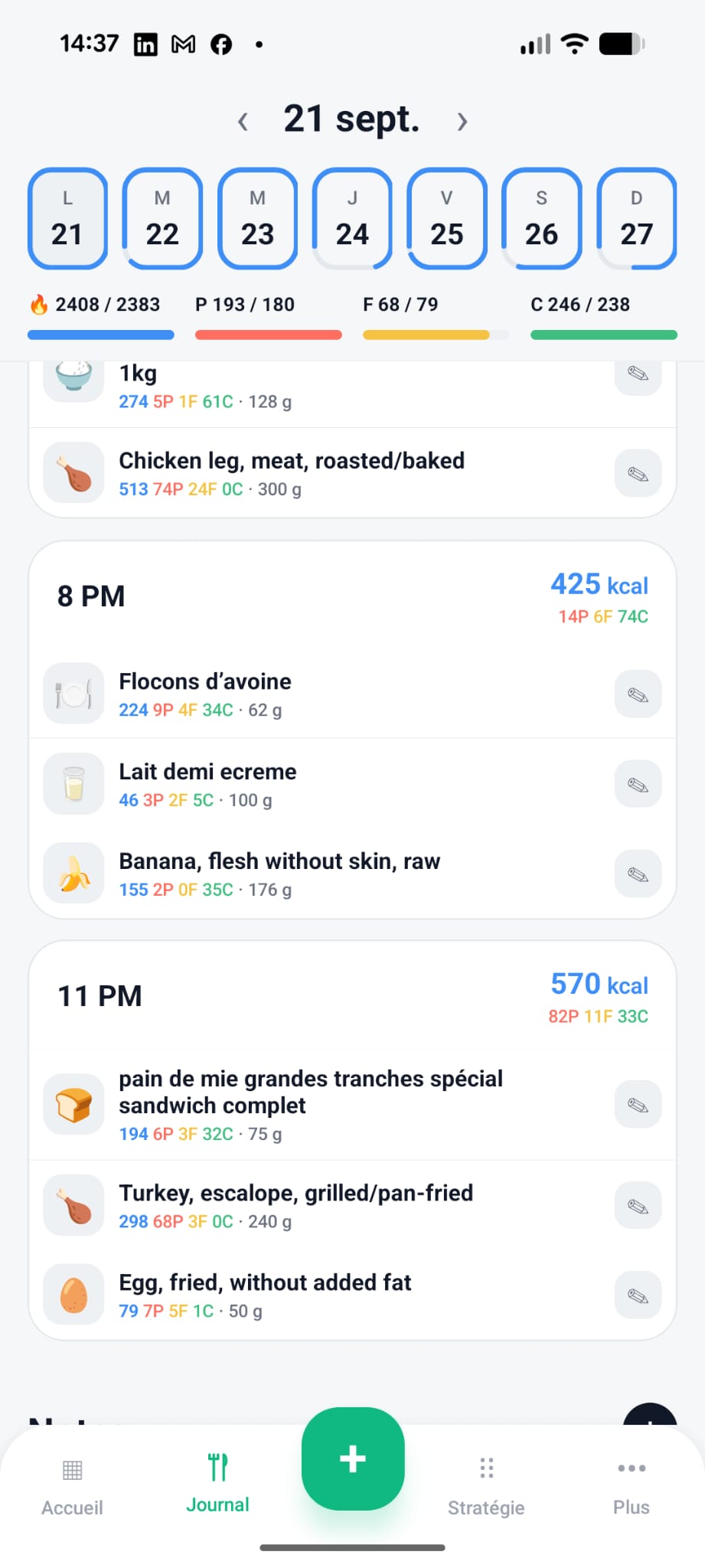 macroBody — goal progress and weight trajectory